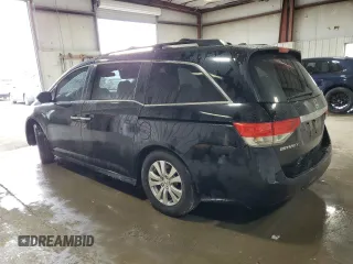 2016 Honda Odyssey EX-L with VIN 5FNRL5H66GB025002, listed as a Copart auction lot 52234075 with 139,604 mi miles and Salvage Title. Bid and sale history available at DreamBid. Image 2.