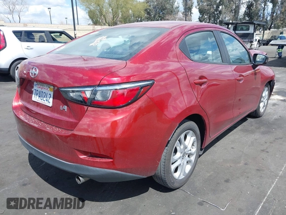 2016 Scion iA with VIN 3MYDLBZV7GY106529, listed as a IAAI auction lot 41915609 with 81,331 mi miles. Bid and sale history available at carsss.com. Image 4.