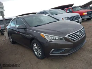 2017 Hyundai Sonata SE with VIN 5NPE24AF0HH457481, listed as a IAAI auction lot 41742853 with 107,932 mi miles. Bid and sale history available at carsss.com. Image 1.