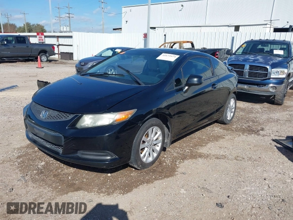 2012 Honda Civic Cpe EX with VIN 2HGFG3B81CH520400, listed as a IAAI auction lot 41675974 with 145,022 mi miles. Bid and sale history available at carsss.com. Image 2.