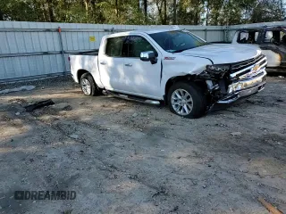 2020 Chevrolet Silverado 1500 LTZ with VIN 3GCUYGED1LG366550, listed as a Copart auction lot 47831655 with 51,271 mi miles and Salvage Title. Bid and sale history available at DreamBid. Image 10.