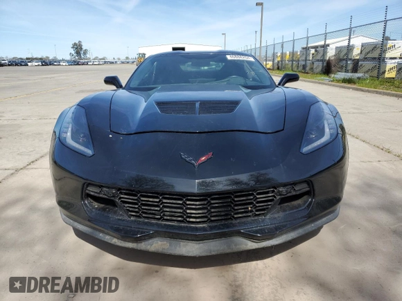 2019 Chevrolet Corvette Z06 3LZ with VIN 1G1YU2D69K5600127, listed as a Copart auction lot 46888204 with 0 mi miles and Salvage Title. Bid and sale history available at carsss.com. Image 5.