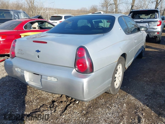 2002 Chevrolet Monte Carlo LS z VIN 2G1WW12E129220014, wystawiony jako IAAI lot #41781150 z przebiegiem 217 198 mil mil oraz . Historia ofert i sprzedaży dostępna na DreamBid. Obrazek 4.