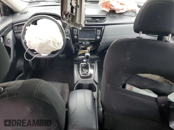 2017 Nissan Rogue SV with VIN KNMAT2MT8HP604376, listed as a Copart auction lot 83649814 with 87,119 mi miles and Salvage Title. Bid and sale history available at carsss.com. Image 8.