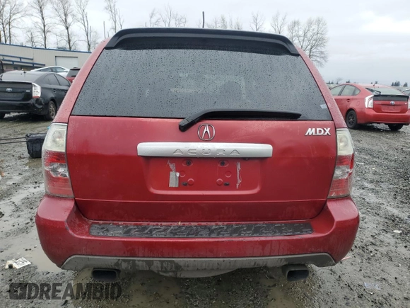 2004 Acura MDX Touring Pkg RES w/Nav with VIN 2HNYD18974H531224, listed as a Copart auction lot 43263665 with 0 mi miles and Salvage Title. Bid and sale history available at carsss.com. Image 6.
