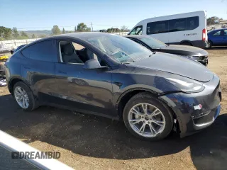2024 Tesla Model Y Long Range с VIN 7SAYGDEEXRF032028, выставлен на аукционе Copart как лот 47128085 с пробегом 8 607 миль миль и Списание • Salvage title. История ставок и продаж доступна на DreamBid. Изображение 4.