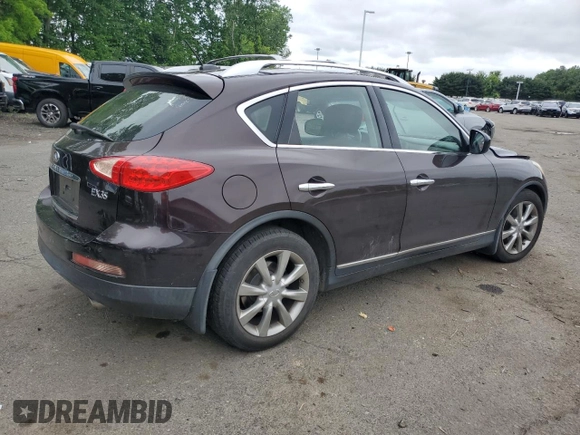 2010 Infiniti EX Journey z VIN JN1AJ0HR4AM754326, wystawiony jako Copart lot #58850875 z przebiegiem Nie podano mil oraz Szkoda całkowita • Salvage title. Historia ofert i sprzedaży dostępna na DreamBid. Obrazek 3.