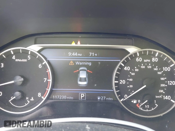 2019 Nissan Altima S with VIN 1N4BL4BV0KN323816, listed as a IAAI auction lot 42081799 with 117,230 mi miles and . Bid and sale history available at carsss.com. Image 7.