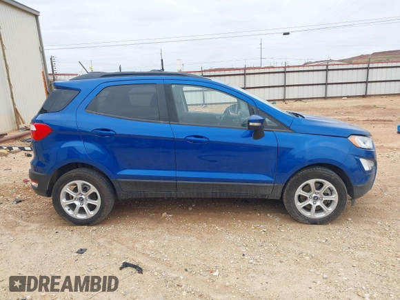 2019 Ford EcoSport SE with VIN MAJ3S2GEXKC308269, listed as a IAAI auction lot 41945806 with 42,506 mi miles and . Bid and sale history available at DreamBid. Image 13.