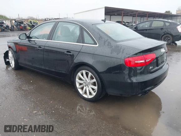 2013 Audi A4 Premium Plus with VIN WAUFFAFL1DN030548, listed as a IAAI auction lot 41523842 with 60,011 mi miles. Bid and sale history available at carsss.com. Image 3.