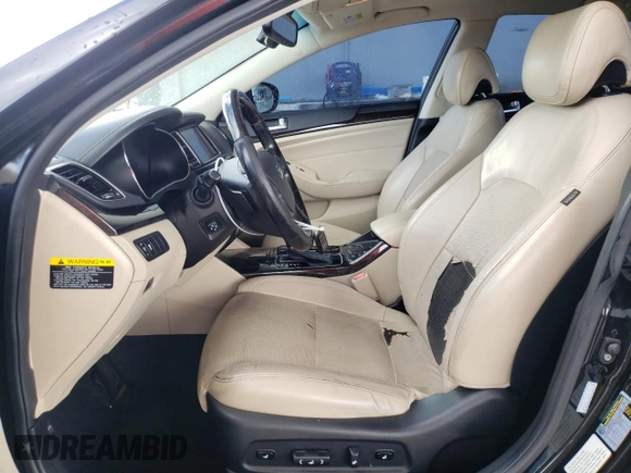 2014 Kia Cadenza Premium with VIN KNALN4D75E5120347, listed as a Copart auction lot 72796524 with 116,104 mi miles and Salvage Title. Bid and sale history available at carsss.com. Image 7.