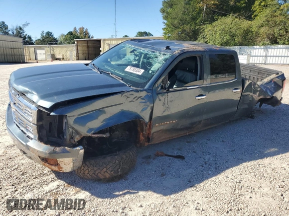 2014 Chevrolet Silverado 1500 LT with VIN 1GCUKREC7EF194341, listed as a Copart auction lot 75795304 with Not Provided miles and Salvage Title. Bid and sale history available at DreamBid. Image 1.