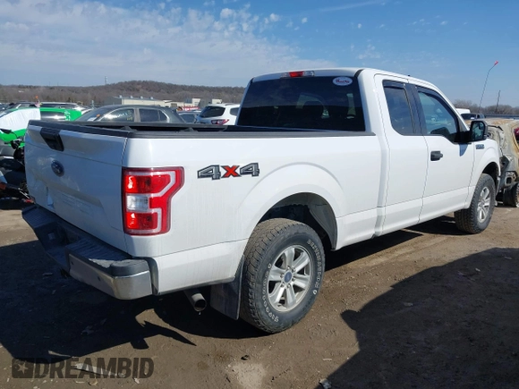 2019 Ford F-150 XL with VIN 1FTEX1EP0KKC95721, listed as a IAAI auction lot 41656043 with 95,375 mi miles and . Bid and sale history available at DreamBid. Image 4.