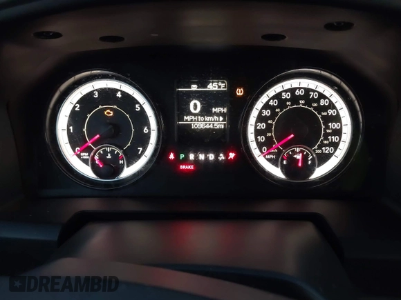 2018 Ram 1500 Express with VIN 1C6RR6FT7JS248230, listed as a IAAI auction lot 41371862 with 109,644 mi miles and . Bid and sale history available at DreamBid. Image 7.
