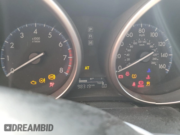 2013 Mazda Mazda3 i Sport with VIN JM1BL1U73D1740574, listed as a Copart auction lot 51494495 with 98,319 mi miles and Salvage Title. Bid and sale history available at carsss.com. Image 9.