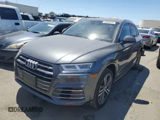 2020 Audi Q5 Premium Plus with VIN WA1E2AFY6L2068292, listed as a Copart auction lot 66568444 with 43,992 mi miles and Salvage title. Bid and sale history available at DreamBid. Image 1.