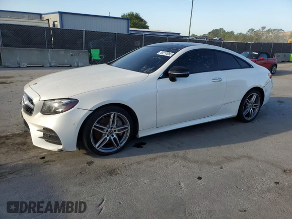 2018 Mercedes-Benz E-Class E 400 with VIN WDD1J6FB6JF049124, listed as a Copart auction lot 49257985 with 84,164 mi miles and Clean Title. Bid and sale history available at carsss.com. Image 1.