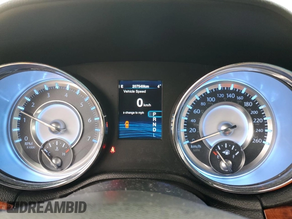 2013 Chrysler 300 with VIN 2C3CCAAG5DH694132, listed as a Copart auction lot 50603075 with 207,549 mi miles and Salvage Title. Bid and sale history available at carsss.com. Image 9.