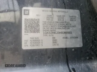 2017 GMC Yukon XL Denali with VIN 1GKS2HKJ3HR390983, listed as a Copart auction lot 68530834 with 160,214 mi miles and Salvage Title. Bid and sale history available at carsss.com. Image 13.