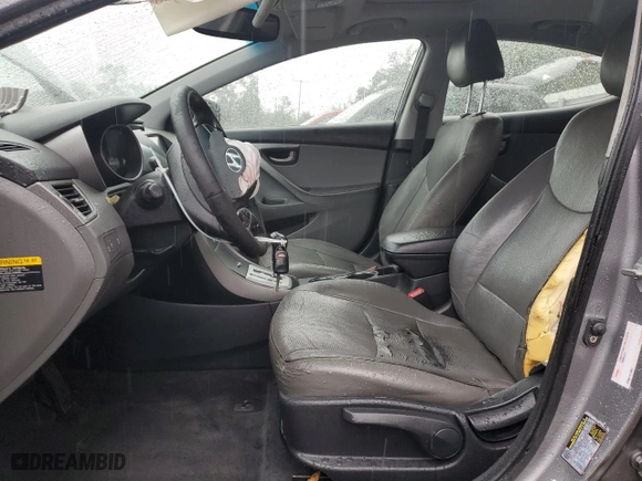2012 Hyundai Elantra GLS with VIN KMHDH4AE5CU310844, listed as a Copart auction lot 46615385 with 140,117 mi miles and Salvage Title. Bid and sale history available at carsss.com. Image 7.