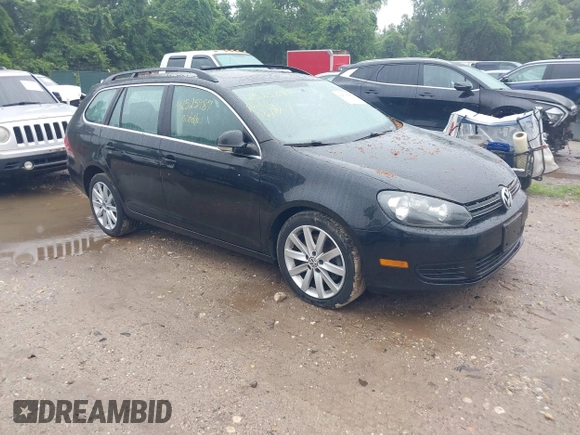 2014 Volkswagen Jetta TDI w/Sunroof & Nav with VIN 3VWPL7AJ4EM604111, listed as a IAAI auction lot 42525887 with 183,359 mi miles and . Bid and sale history available at DreamBid. Image 1.