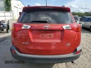 2015 Toyota RAV4 LE with VIN JTMBFREV8FD130660, listed as a Copart auction lot 54376325 with 99,641 mi miles and Salvage Title. Bid and sale history available at DreamBid. Image 6.