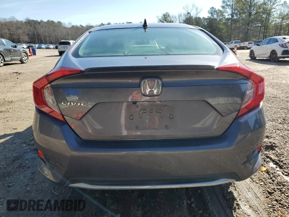 2020 Honda Civic Sedan EX-L with VIN 19XFC1F75LE221259, listed as a Copart auction lot 44887075 with 143,112 mi miles and Salvage Title. Bid and sale history available at carsss.com. Image 6.