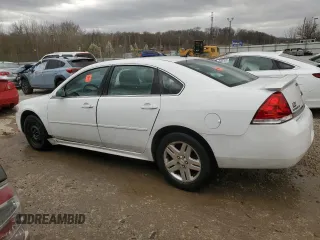 2011 Chevrolet Impala LT Fleet z VIN 2G1WG5EK5B1174708, wystawiony jako Copart lot #49614035 z przebiegiem 180 125 mil mil oraz Nie do naprawy • Non repairable. Historia ofert i sprzedaży dostępna na DreamBid. Obrazek 2.