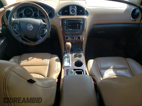 2015 Buick Enclave Premium with VIN 5GAKVCKD5FJ174923, listed as a Copart auction lot 50570935 with 156,107 mi miles and Salvage Title. Bid and sale history available at DreamBid. Image 8.