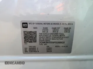 2023 Chevrolet Blazer RS z VIN 3GNKBKRS5PS168410, wystawiony jako Copart lot #49607305 z przebiegiem 30 682 mil mil oraz Szkoda całkowita • Salvage title. Historia ofert i sprzedaży dostępna na DreamBid. Obrazek 13.