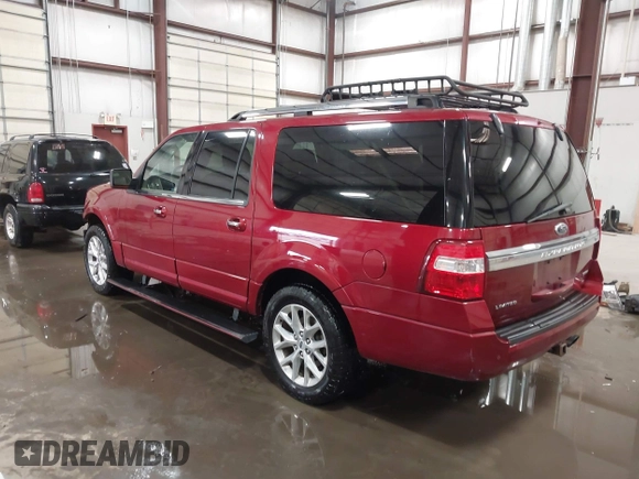 2016 Ford Expedition Max Limited z VIN 1FMJK2ATXGEF07967, wystawiony jako IAAI lot #41835585 z przebiegiem 83 928 mil mil oraz . Historia ofert i sprzedaży dostępna na DreamBid. Obrazek 3.
