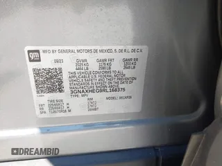2024 Chevrolet Equinox LS with VIN 3GNAXHEG9RL168375, listed as a IAAI auction lot 42056222 with 8,615 mi miles and . Bid and sale history available at DreamBid. Image 9.