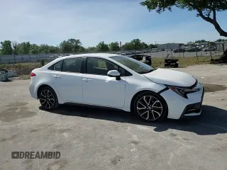 2022 Toyota Corolla SE with VIN JTDS4MCE3NJ087079, listed as a Copart auction lot 50631295 with 35,417 mi miles and Salvage Title. Bid and sale history available at carsss.com. Image 11.