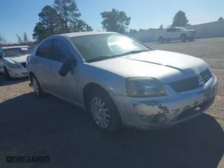 2008 Mitsubishi Galant ES with VIN 4A3AB36FX8E019646, listed as a IAAI auction lot 41331059 with 254,703 mi miles. Bid and sale history available at carsss.com. Image 1.