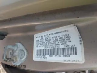 2002 Toyota Corolla CE с VIN 1NXBR12E02Z645462, выставлен на аукционе IAAI как лот 42372847 с пробегом Не указан миль и . История ставок и продаж доступна на DreamBid. Изображение 9.
