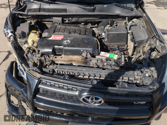 2010 Toyota RAV4 with VIN 2T3BK4DV3AW033796, listed as a Copart auction lot 52890725 with 203,945 mi miles and Salvage Title. Bid and sale history available at carsss.com. Image 12.