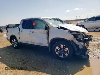 2017 Honda Ridgeline RTL with VIN 5FPYK2F52HB008083, listed as a Copart auction lot 58738935 with Not provided miles and Salvage title. Bid and sale history available at DreamBid. Image 4.