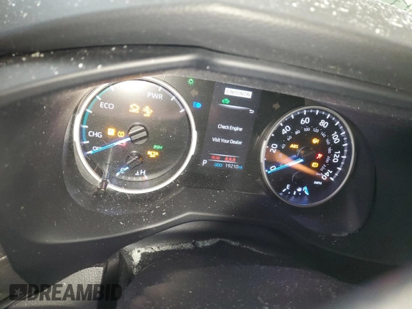 2021 Toyota RAV4 Hybrid LE with VIN 4T3B6RFV4MU025662, listed as a Copart auction lot 50709265 with 19,210 mi miles and Salvage Title. Bid and sale history available at carsss.com. Image 9.