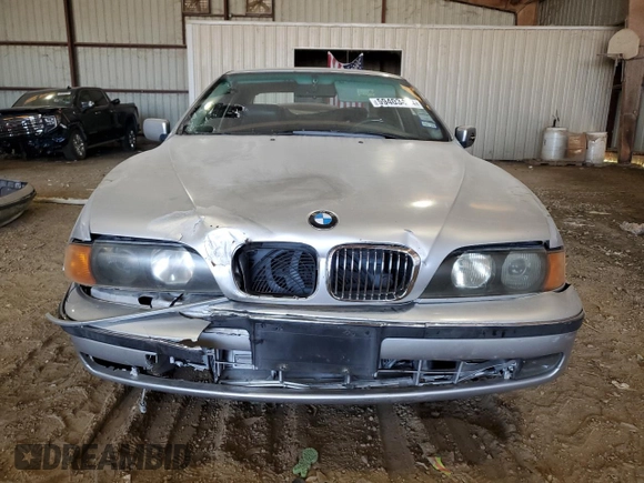 2000 BMW 5 Series 528iA with VIN WBADM6342YGU13478, listed as a Copart auction lot 59403404 with 0 mi miles and Salvage Title. Bid and sale history available at carsss.com. Image 5.