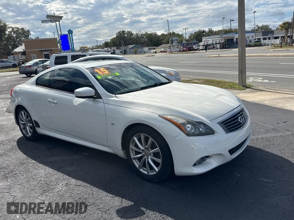 2015 Infiniti Q60 S Limited с VIN JN1CV6EK5FM871010, выставлен на аукционе Copart как лот 87052914 с пробегом 122 669 миль миль и Чистый • Clean title. История ставок и продаж доступна на DreamBid. Изображение 1.