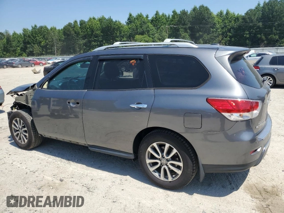 2016 Nissan Pathfinder Platinum with VIN 5N1AR2MN7GC664036, listed as a Copart auction lot 61805215 with 110,409 mi miles and Clean title. Bid and sale history available at DreamBid. Image 2.