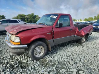 1998 Ford Ranger XL with VIN 1FTYR10C9WUA45576, listed as a Copart auction lot 64458175 with 354,385 mi miles and Salvage title. Bid and sale history available at DreamBid. Image 1.