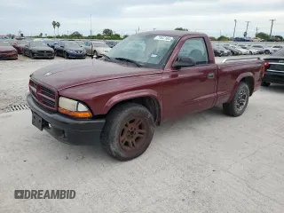 2003 Dodge Dakota with VIN 1D7FL16XX3S354070, listed as a Copart auction lot 42445675 with 206,311 mi miles and Clean Title. Bid and sale history available at carsss.com. Image 1.