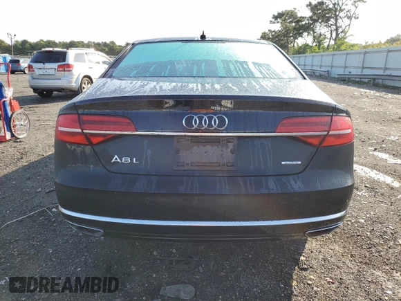 2016 Audi A8 3.0T with VIN WAU34AFD4GN012549, listed as a Copart auction lot 51053755 with 85,501 mi miles and Non repairable. Bid and sale history available at DreamBid. Image 6.