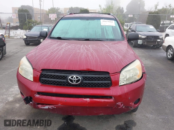 2008 Toyota RAV4 with VIN JTMZD33V686061866, listed as a IAAI auction lot 41611669 with 120,955 mi miles. Bid and sale history available at carsss.com. Image 6.