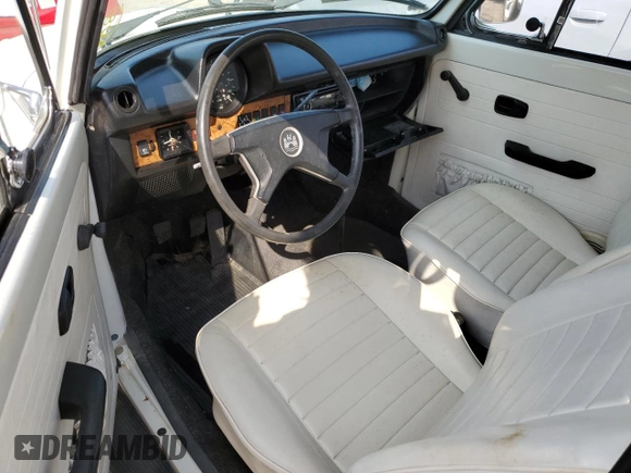 1979 Volkswagen Beetle with VIN 1592042384, listed as a Copart auction lot 76500934 with 37,218 mi miles and Salvage Title. Bid and sale history available at DreamBid. Image 8.