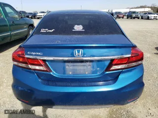 2015 Honda Civic Sedan LX with VIN 2HGFB2F54FH516550, listed as a Copart auction lot 46173015 with 193,208 mi miles and Salvage Title. Bid and sale history available at carsss.com. Image 6.