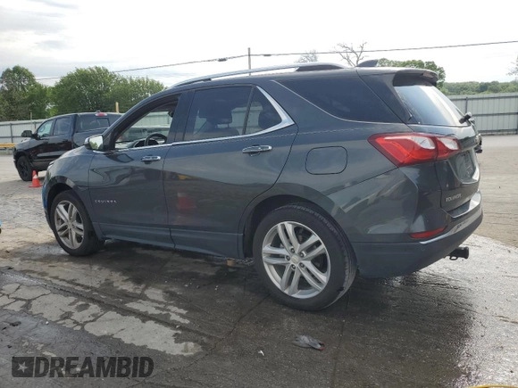 2018 Chevrolet Equinox Premier with VIN 2GNAXVEV6J6103568, listed as a Copart auction lot 55321755 with 67,471 mi miles and Salvage Title. Bid and sale history available at DreamBid. Image 2.
