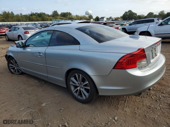 2011 Volvo C70 with VIN YV1672MC8BJ116950, listed as a Copart auction lot 74572534 with 168,336 mi miles and Salvage Title. Bid and sale history available at carsss.com. Image 2.