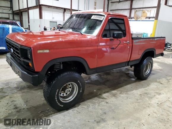 1985 Ford F-150 with VIN 1FTEF14Y3FPA86740, listed as a Copart auction lot 51359985 with 1,272 mi miles and Salvage Title. Bid and sale history available at DreamBid. Image 1.